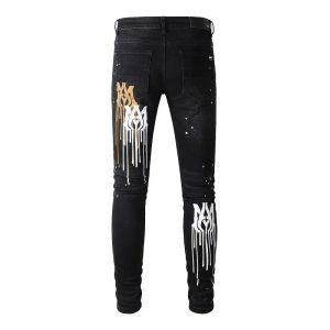 Alternative view of JEANS AMIRI – LOGO MULTICOLOR