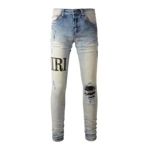 Alternative view of JEANS AMIRI – BLACK LOGO