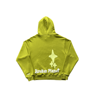 Alternative view of PLANET ALPHABET SWEATSHIRT – FLUORESCENT GREEN